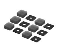 Paquete de 6 orejeras de repuesto para micrófonos resistentes al viento para reparación de cámaras, micrófonos, reducción de ruido, esponja suave