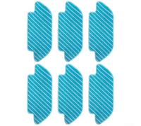 Paquete de 6 paños de repuesto lavables en húmedo y seco para robot aspirador Cecotec ForConga 4690 6090 7090 4090 4490 5090 5490 robot aspirador reutilizable absorbente reemplazar cada 2 a 3 meses