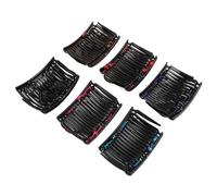 Paquete de 6 Peines Elásticos Mágicos para el Cabello, Pinzas para el Cabello Elásticas de Doble Peine, Accesorios Multiusos para el Cabello, para Mujeres y Niñas, con 6 Colores