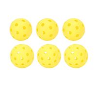 Paquete de 6 Pelotas de Pickleball para Interiores y Exteriores, protección del Medio Ambiente, Pelota de pepinillo de Alto Rebote con Bolsa de Malla