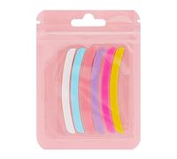 Paquete De 6 Pestañas Permanente Elevación Máscara Para Ojos Permanente Almohadillas Silicona Extensión Pestañas Debajo Parches Herramienta Maquillaje Rizador Protector Belleza