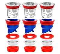 Paquete De 6 Piezas Valvula Antiolores Ducha Desodorizar Y Prevenir Los Malos Olores Desague Antiolores para Balcones Cocinas Baños Lavaderos