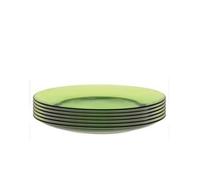 [PAQUETE DE 6] PLATO DE CENA VERDE 23.5CM (DURALEX)