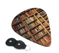 Paquete de 6 púas de guitarra, 3 grosores diferentes, biblioteca, librería, púas de guitarra con bolsa organizadora, púas de guitarra eléctrica, púas para guitarras acústicas, púas de bajo (0.46 mm