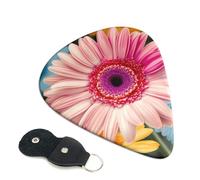 Paquete de 6 púas de guitarra, 3 púas de guitarra coloridas de diferentes grosores con bolsa organizadora de almacenamiento para guitarras acústicas, púas de bajo (0.46 mm, 0.71 mm, 0.96 mm)