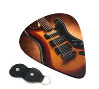 Paquete de 6 púas de guitarra, 3 púas de guitarra instrumental de diferentes grosores con bolsa organizadora de almacenamiento, púas de guitarra eléctrica, púas para guitarras acústicas, púas de bajo