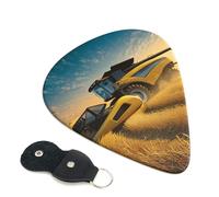 Paquete de 6 púas de guitarra de 3 grosores diferentes para tractor agrícola con bolsa organizadora de almacenamiento, púas de guitarra eléctrica, púas para guitarras acústicas, púas de bajo (0.46 mm