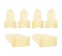 Paquete de 6 púas ergonómicas para guitarra que brillan en la oscuridad para comodidad del pulgar y los dedos en condiciones de poca luz, materiales plásticos, púas de dedo pulgar para guitarra