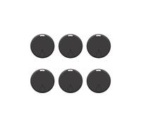 Paquete de 6 Rastreadores GPS para Vehículos Buscador de Llaves Rastreador GPS Rastreador GPS Rastreador GPS para Mascotas Negro