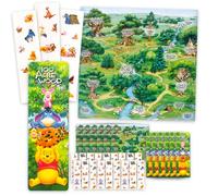 Paquete de 6 recuerdos de fiesta de Winnie Disney Pooh, paquete de 30 piezas con 6 marcapáginas, 6 pósteres plegables, 18 hojas de calcomanías para baby shower, recuerdos de fiesta, más | Juego de