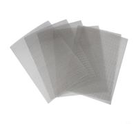 Paquete de 6 redes de malla de metal para ventilación, hechas de acero inoxidable 304, malla 20 para un mejor flujo de aire y defensa