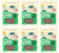 Paquete de 6 rellenos de cordero Goodboy 100% natural, carne de cordero, para perro, sabrosa golosina masticable, 80 g