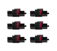 Paquete de 6 Rollos de Tinta IR-40T Compatibles para Cajas Registradoras y Calculadoras - Compatible con Modelos Incluye Tinta Bicolor Negro/Rojo, Tecnología de Impresión Avanzada