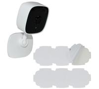 Paquete de 6 soportes adhesivos de pared compatibles con cámaras de seguridad para interiores Tapo C100, C110, C101, C111, sin taladrar, fácil instalación, soporte de cámara para cámara TP Link Cam
