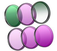 Paquete de 6 tamices profesionales para lentes de cámara fabricados con vidrio visual alemán que resalta múltiples revestimientos para una mayor claridad de imagen en el filtro de cámaras de acción