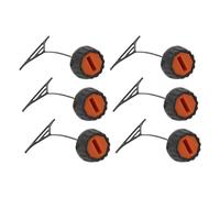 Paquete de 6 tapas de tanque de gasolina y aceite de repuesto para motosierras 066 038 064 MS650 MS640 MS660 084 088