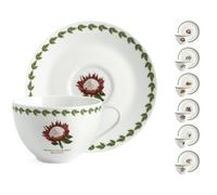 Paquete De 6 Tazas Jumbo De Porcelana, Marca H&H, CC370