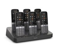 Paquete de 6 teléfonos Gigaset SL850H Pro con Multicharger PRO