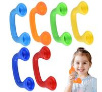 Paquete de 6 teléfonos Whisper para leer, juguetes de terapia del habla para mejorar la fluidez de lectura y la conciencia fonémica, herramientas para dislexia para niños, escuchar el sonido del