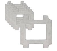 Paquete de 6 trapos de limpieza de repuesto para Ecovacs Winbot W2S/W2S PRO, accesorios de paños de microfibra reutilizables y lavables