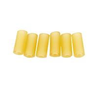 Paquete de 6 tubos de goma para montaje de pastilla de guitarra, espaciadores elásticos adecuados para optimizaciones de sonido de precisión, tubos de altura de graves