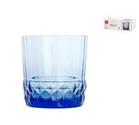 Paquete De 6 Vasos De Vidrio Modelo América ’20 Dof En Azul De La Marca
