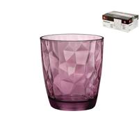 Paquete De 6 Vasos De Vidrio Morado, 30,5 Cl Transparente Bormioli Rocco