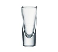 Paquete De 6 Vasos De Vidrio Rocky R/30 Con Raya 16 Cl Transparente
