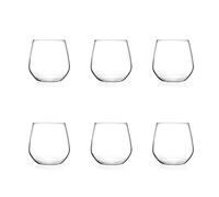 Paquete De 6 Vasos Dof Aria De Vidrio Transparente, 38Cl