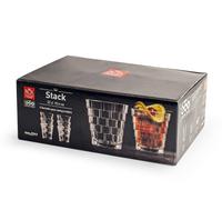 Paquete De 6 Vasos Dof Stack De Vidrio Transparente, 32Cl