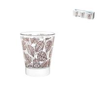 Paquete De 6 Vasos Modelo Michelle De Vidrio Con Capacidad De Cl 8,5