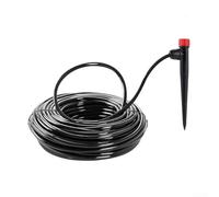 Paquete de 60 emisores de goteo de conexión rápida, boquillas de riego ajustables de 360 grados para sistemas de riego de tubos de 1/4 de pulgada, invernadero, jardín, cama de flores, cuidado de