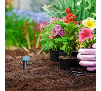 Paquete de 60 o 300 emisores de goteo de jardín con válvulas de cierre para una entrega precisa de agua y riego estable que apoya el crecimiento saludable de las plantas (60 piezas)