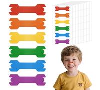 Paquete de 60 tiras nasales para niños de tamaño pequeño, color sólido 1.73 x 0.55 pulgadas, tiras nasales de fuerza extra para niños para respirar, alivio de la congestión nasal para niños, cinta