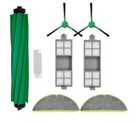Paquete de 7 accesorios compatibles con aspiradora iRobot Roomba 205, las piezas de repuesto incluyen 1 cepillo principal, 2 filtros Hepa, 2 cepillos laterales, 2 trapeadores y 1 herramienta de