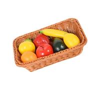 Paquete de 7 coctelera de frutas surtidas, incluye cesta de almacenamiento para juegos musicales para niños para desarrollar habilidades rítmicas y creatividad, juguete de percusión para niños