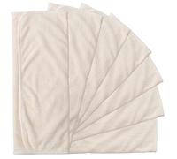 Paquete de 7 insertos preplegados de tela con broche, 2-4-2 capas, reutilizables y absorbentes, 13 x 15 pulgadas, perfecto para cualquier pañal Nora's Nursery