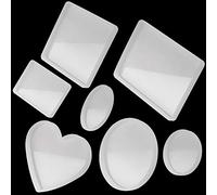 Paquete de 7 moldes de resina de silicona grandes para álbum de teléfono, decoración de escritorio, posavasos, decoración del hogar, regalo, moldes de resina epoxi Tomorotec para bricolaje, cuadrado,