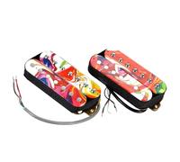 Paquete de 7 pastillas de cuerdas adecuadas para reducción de ruido de guitarra, sonido de alta potencia, reducción de retroalimentación para puente de cuello, actualización de pastilla de guitarra