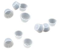 Paquete de 7 patas para bolso de mano, cubierta de goma, antiabrasión, protector de rosca, puntas protectoras para Kelly 25 28 32 Picotin 18 22 monederos totes de metal latón tachuelas atornilladas