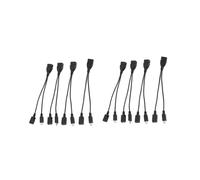 Paquete de 8 Adaptadores de Cable OTG, Adaptador de Micro-USB A USB Alimentado 2 en 1 (Cable OTG + Cable de Alimentación) para Streaming Sticks,