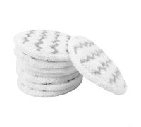 Paquete de 8 almohadillas de fregona - para Bissell - para Spinwave - para Smart Steam 3897A 3712 3712W, almohadillas de limpieza de microfibra reutilizables con tiras de fregar - para uso diario y