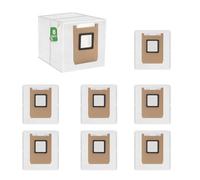 Paquete de 8 bolsas de polvo compatibles con robot aspirador Eufy Omni E25 / E28 / C28 - Bolsas desechables de repuesto de alta e 4 capas
