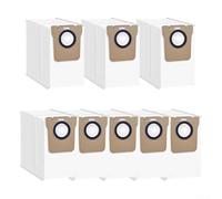 Paquete de 8 bolsas de polvo para aspiradoras robot Xiaomi H40 y OV51 con filtración multicapa incluyendo núcleo de fibra fundida
