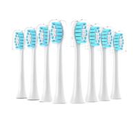 Paquete de 8 cabezales repuesto for cepillo dientes Philips Soni Care y Sonicare(8pcs Green)