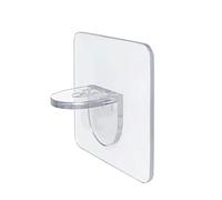 Paquete de 8 clavijas adhesivas para soporte de estante, autoadhesivas en forma de L, para muebles, armarios, armarios, soportes para estantes, sin necesidad de taladrar colgadores de pared