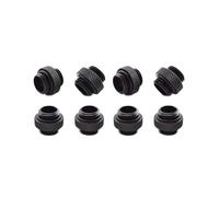 Paquete de 8 Conectores G1 / 4 Pulgadas 5 mm Macho Una Macho con Junta Tórica Sellada para Accesorios de Extensión de Sistemas de Refrigeración Por
