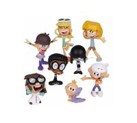 Paquete de 8 figuras The Loud House juguetes de la televisión Nickelodeon 58 cm Show