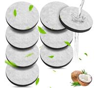 Paquete de 8 filtros de agua para botellas de filtro de agua Brita Fill & Go, educe el Cloro, Micropartículas, otras sustancias que alteran el sabor en el agua