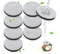 Paquete de 8 filtros de agua para Brita Fill & Go, jarras y discos de filtro, reduce PFAS, cloro y micropartículas